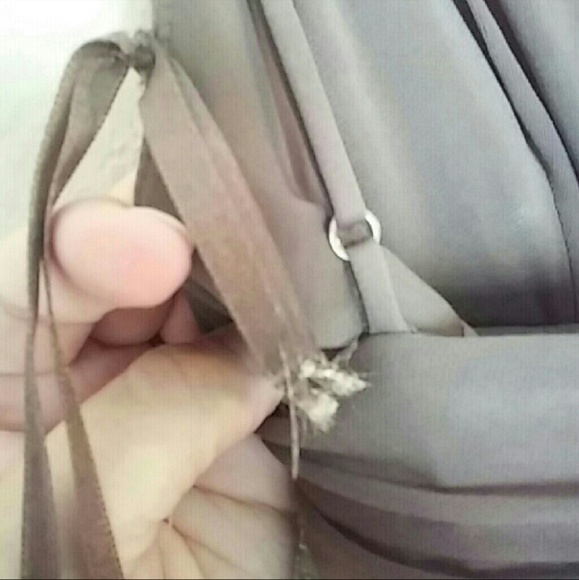 BCBGMaxAzaria chocolate brown gown (Sm) - Picture 5 of 7